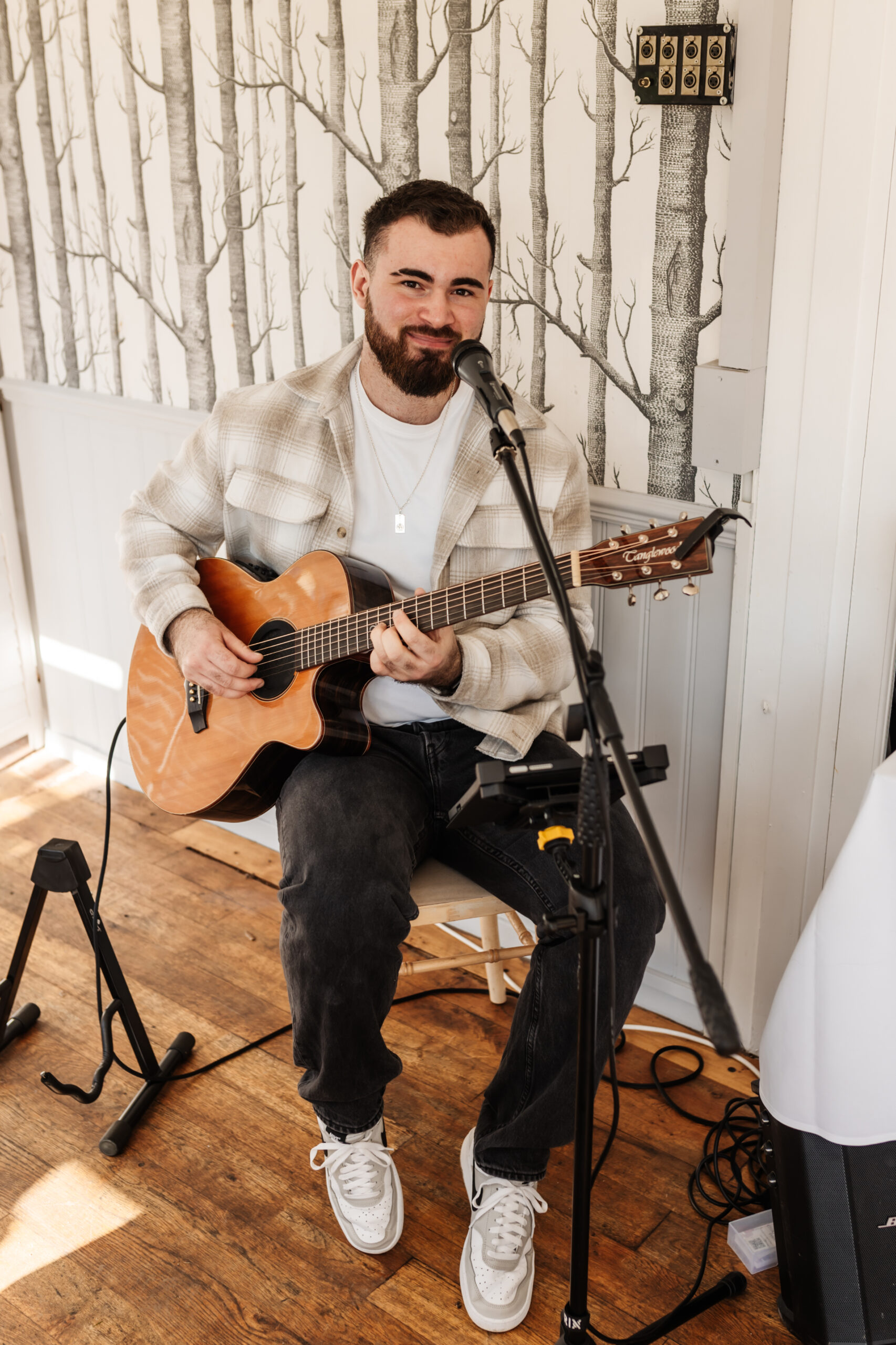 James from Chamberlain Events at the Fox Inn wedding Venue